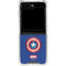 Marvel Captain America Shield Galaxy Z Flip6 Clear Case
